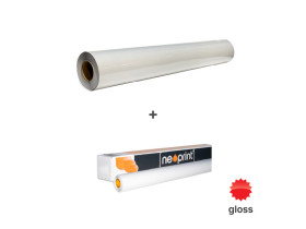 neolite nldg5 digital white reflective vinyl 1220mm + neolam nl50 transparent gloss overlaminate 1370mm bundle, 1 x nldg5w12 + 1 x nl5013, bundle deals