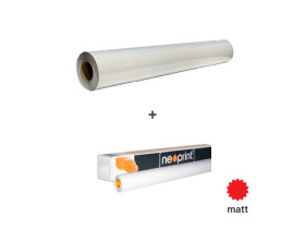 neolite nldg5 digital white reflective vinyl 1220mm + neolam nl51 transparent matt overlaminate 1370mm bundle, 1 x nldg5w12 + 1 x nl5113, bundle deals