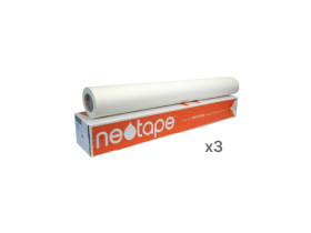 neotape nt175rla all purpose application tape with rla adhesive 1220mm (3 rolls) bundle, 3 x nt17512, bundle deals