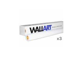 walltex wt101 wall graphic fabric opaque removable adhesive 1370mm (3 rolls) bundle, 3 x wt10113, bundle deals