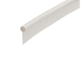 kedar edging 7.5mm - white, kde, aluminium track