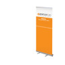 display|ad classic silver retractable banner stand, dacs, economy roll ups