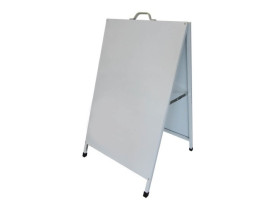 display|ad colorbond white face a-board with white frame, dafrabw, metal panel a-frames