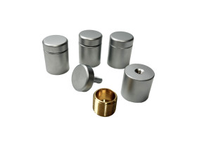 maximounts original 16mm - satin chrome, mmbor, standoffs