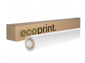 ecoprint 2500ht matt white pvc free non-vinyl film high-tack grey air release adhesive, ep2500htar13, eco self adhesive