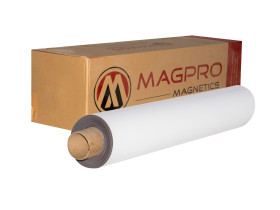magpro magnetics fridgemag 0.55mm gloss white magnetic rubber, mpmfm62, internal use