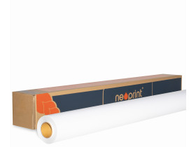 neoprint ltx roll-up stay-flat synthetic film with grey back, npltx, polypropylene & synthetic films