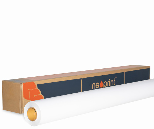 neoprint ltx roll-up stay-flat synthetic film with grey back, npltx, polypropylene & synthetic films