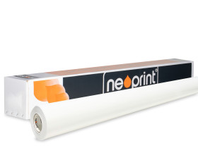 neoprint np5010 transparent gloss permanent clear adhesive polymeric vinyl, np501013, polymeric vinyl