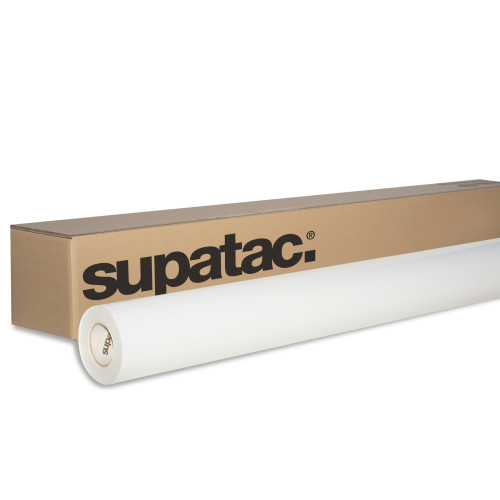 supatac std8110 polymeric high tack matt white vinyl, std8110m, polymeric high tack