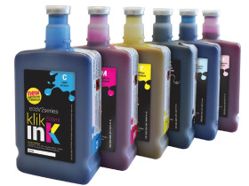 klikink ecov2 series 1l bulk ink, kiv21, dx7 print heads