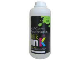 klikink flush solution for ecov2 series ink - 1litre, kiv2f, flush solution