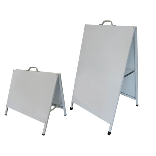 display|ad colorbond white face a-board with white frame, dafrabw, metal panel a-frames
